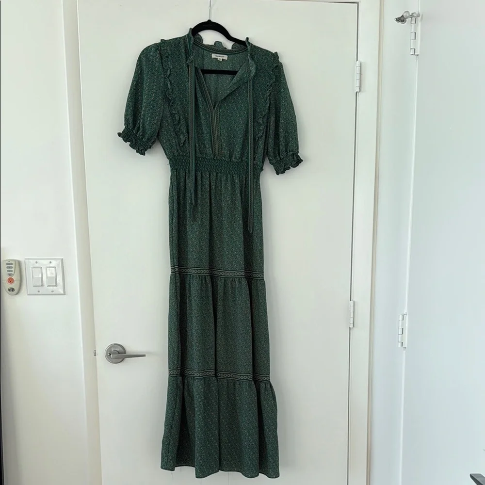 Max Studio Green Maxi Dress M - Picture 1 of 4